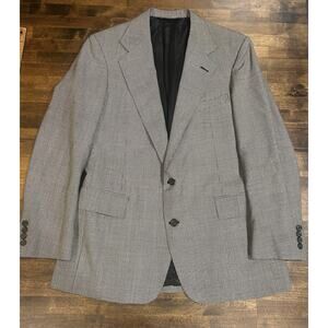 Polo Ralph Lauren Wool Blend Gray Men's Blazer Jacket Suite Vintage